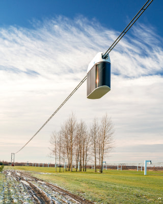 uBus on the sagging bi-rail track structure (Maryina Gorka, Belarus, 2019) uBus on the sagging bi-rail track structure (Maryina Gorka, Belarus, 2019)