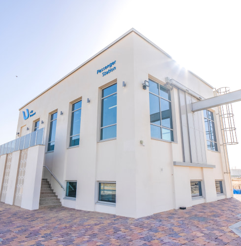 Passenger and service stations in tropical design (Sharjah, UAE, 2021) Passenger and service stations in tropical design (Sharjah, UAE, 2021)