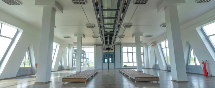 EcoTechnoPark, Maryina Gorka, 2022. Passenger station (inside) EcoTechnoPark, Maryina Gorka, 2022. Passenger station (inside)
