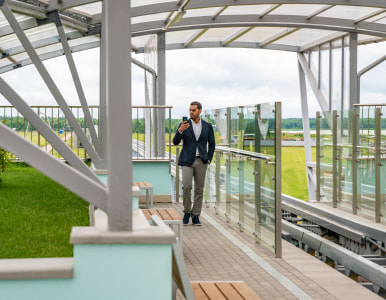 EcoTechnoPark, Maryina Gorka, 2022. uFlash leaves the passenger station EcoTechnoPark, Maryina Gorka, 2022. uFlash leaves the passenger station