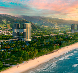 Linear city by the ocean (variant) Linear city by the ocean (variant)