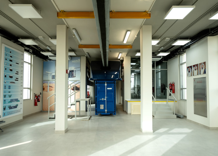 uSky Test & Certification Center, Sharjah (UAE), 2021. uCont at the service station uSky Test & Certification Center, Sharjah (UAE), 2021. uCont at the service station